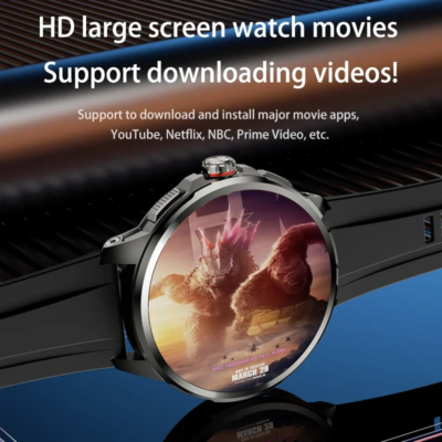 Goldenspike H99 Smartwatch Men Women Smart Watch With 1.95inch Amoled Screen 190° Rotary Camera GPS WIFI 4G/5G SIM Card Slot - Image 6