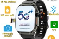 8GB + 128GB Ultra Ai3 Smartwatch Men Women 4G SIM card Wifi Cellular GPS NFC Ultra 9 Android 10 180° Rotating Camera Sport
