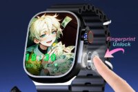 DW100pro Smartwatch S10 Ultra Fingerprint Unlock 4G SIM Card AMOLED GPS WIFI 180° Rotating Camera Google Play Android Smartwatch