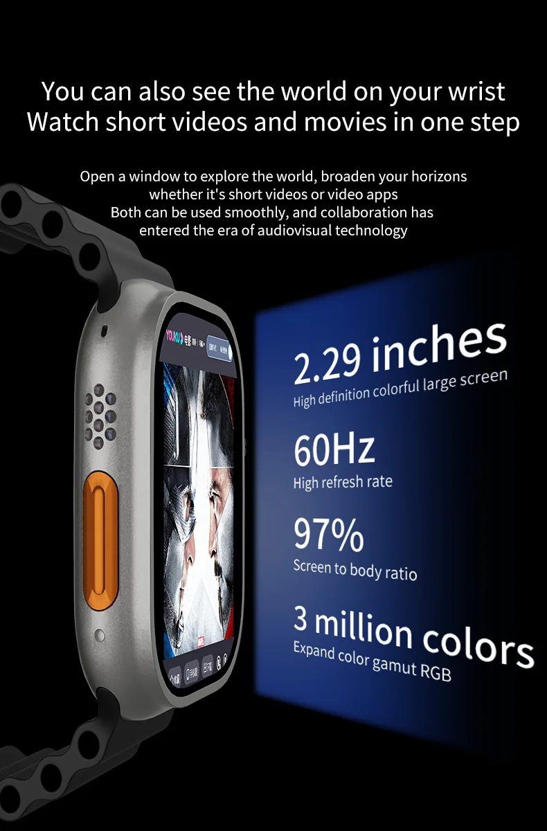 DW100pro Smartwatch S10 Ultra Fingerprint Unlock 4G SIM Card AMOLED GPS WIFI 180° Rotating Camera Google Play Android Smartwatch