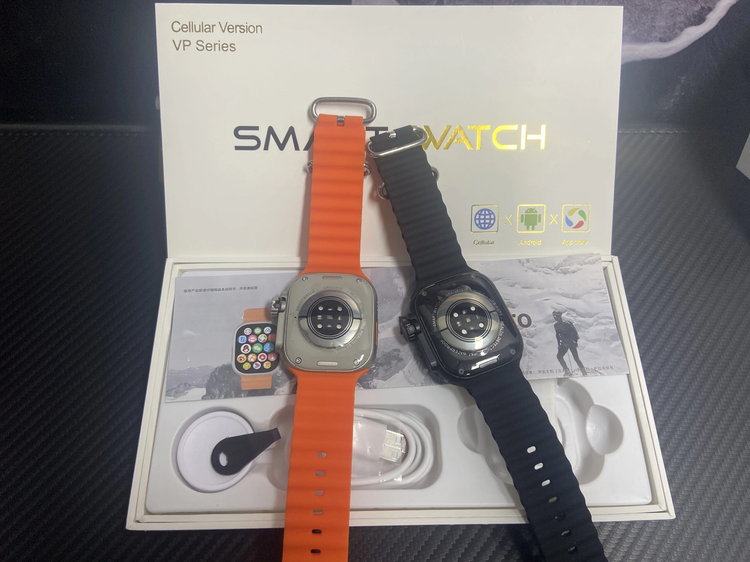 DW100pro Smartwatch S10 Ultra Fingerprint Unlock 4G SIM Card AMOLED GPS WIFI 180° Rotating Camera Google Play Android Smartwatch