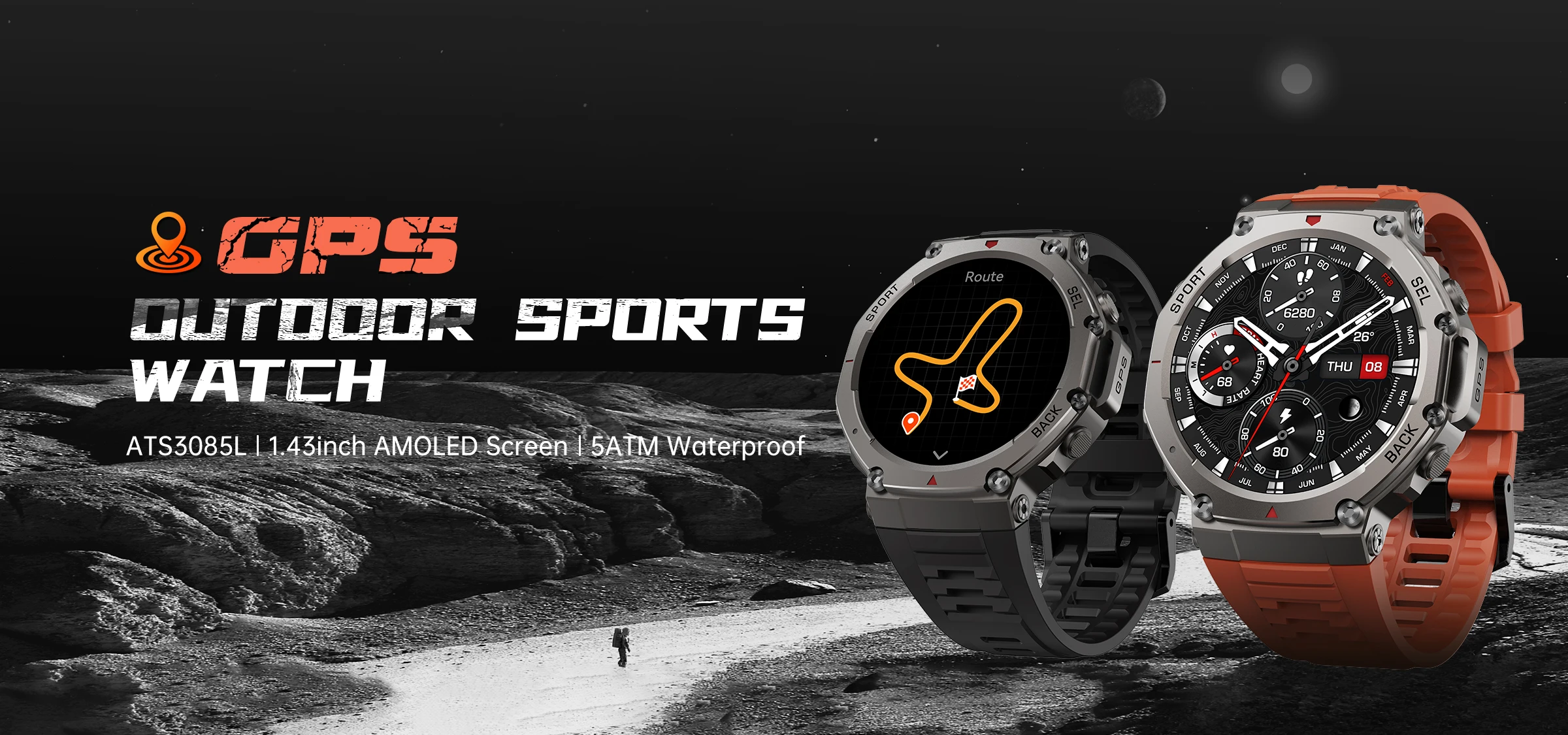 T-Rex 3 Ultra GPS Smart Watch 5 ATM Waterproof Built-in Dual-band GNSS Compass Military Sport Smartwatch Men 2025 New For Xiaomi
