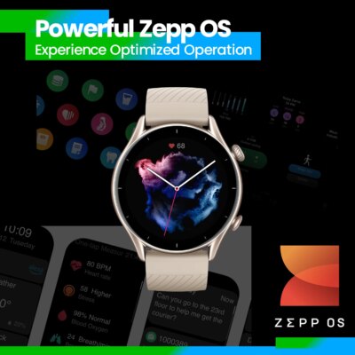 Global Version Amazfit GTR 3 GTR3 GTR-3 Smartwatch 46mm Zepp OS Alexa Built-in GPS Smart Watch  Over 150 Sports  Modes - Image 2