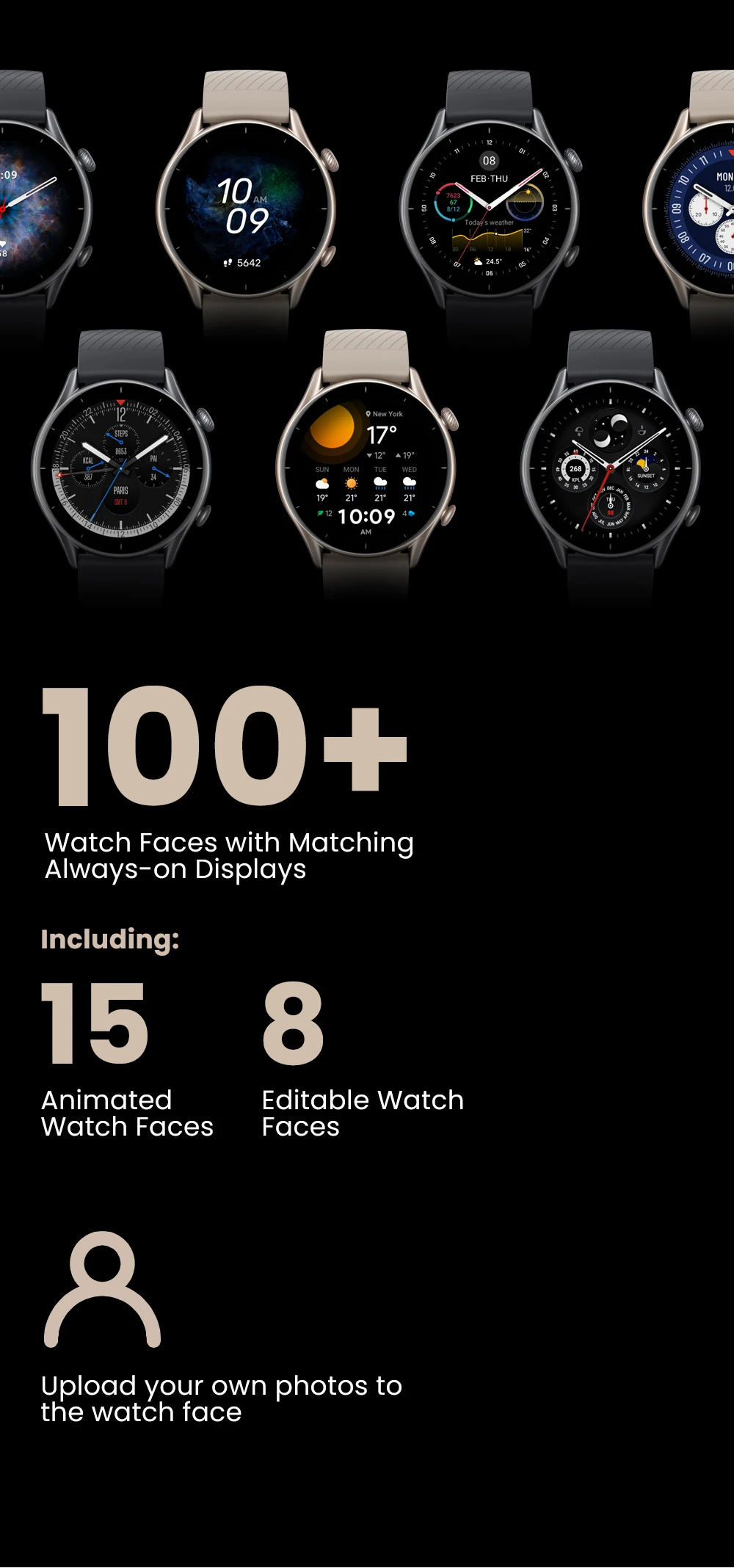 Global Version Amazfit GTR 3 GTR3 GTR-3 Smartwatch 46mm Zepp OS Alexa Built-in GPS Smart Watch  Over 150 Sports  Modes