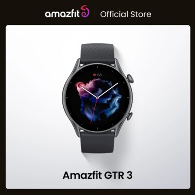 Global Version Amazfit GTR 3 GTR3 GTR-3 Smartwatch 46mm Zepp OS Alexa Built-in GPS Smart Watch  Over 150 Sports  Modes