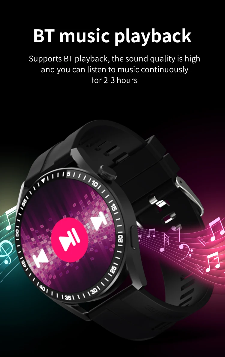 New GPS Smart Watch GT for Men Women AMOLED 360*360 HD Screen Heart Rate DIY Face Bluetooth Call Waterproof SmartWatch NFC  2024