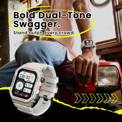 New Zeblaze Ares GPS Smart Watch Built-in Alexa & GPS Make/Answer Phone Calls Smartwatch Heart Rate Spo2 Fitness Tracking Watch - Image 4