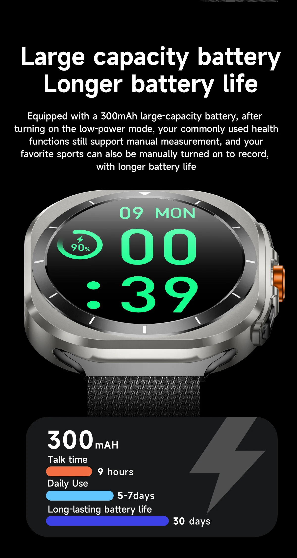 Xiaomi Smart Watch Ultra Smart Bracelet Men GPS Trackr NFC HD Sapphire Screen Bluetooth Call IP68 Outdoor Watch New Upgraded