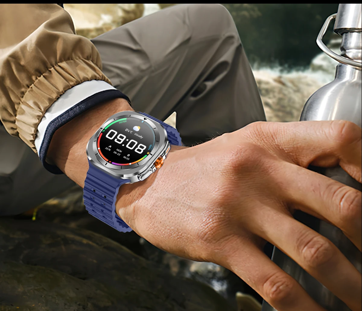 Xiaomi Smart Watch Ultra Smart Bracelet Men GPS Trackr NFC HD Sapphire Screen Bluetooth Call IP68 Outdoor Watch New Upgraded