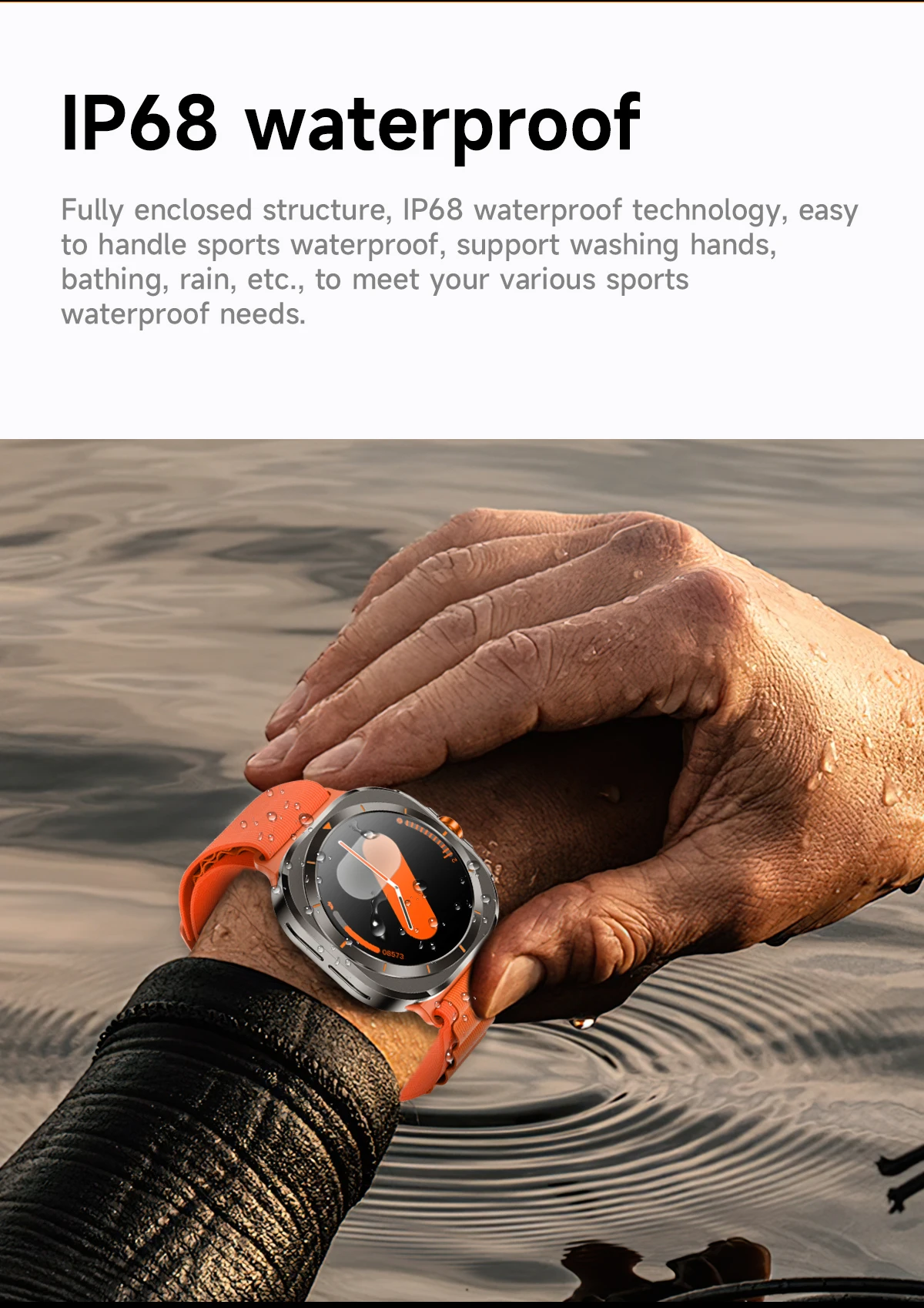 Xiaomi Smart Watch Ultra Smart Bracelet Men GPS Trackr NFC HD Sapphire Screen Bluetooth Call IP68 Outdoor Watch New Upgraded