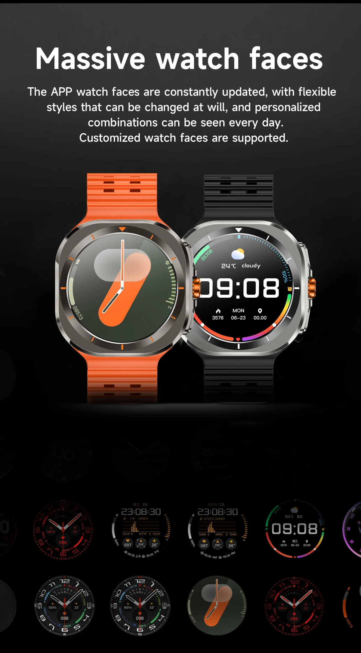 Xiaomi Smart Watch Ultra Smart Bracelet Men GPS Trackr NFC HD Sapphire Screen Bluetooth Call IP68 Outdoor Watch New Upgraded
