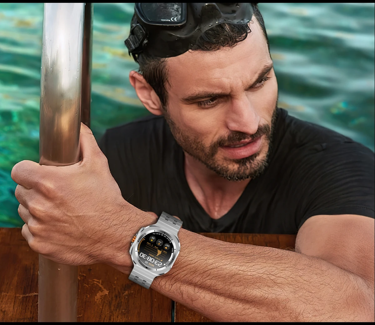 Xiaomi Smart Watch Ultra Smart Bracelet Men GPS Trackr NFC HD Sapphire Screen Bluetooth Call IP68 Outdoor Watch New Upgraded