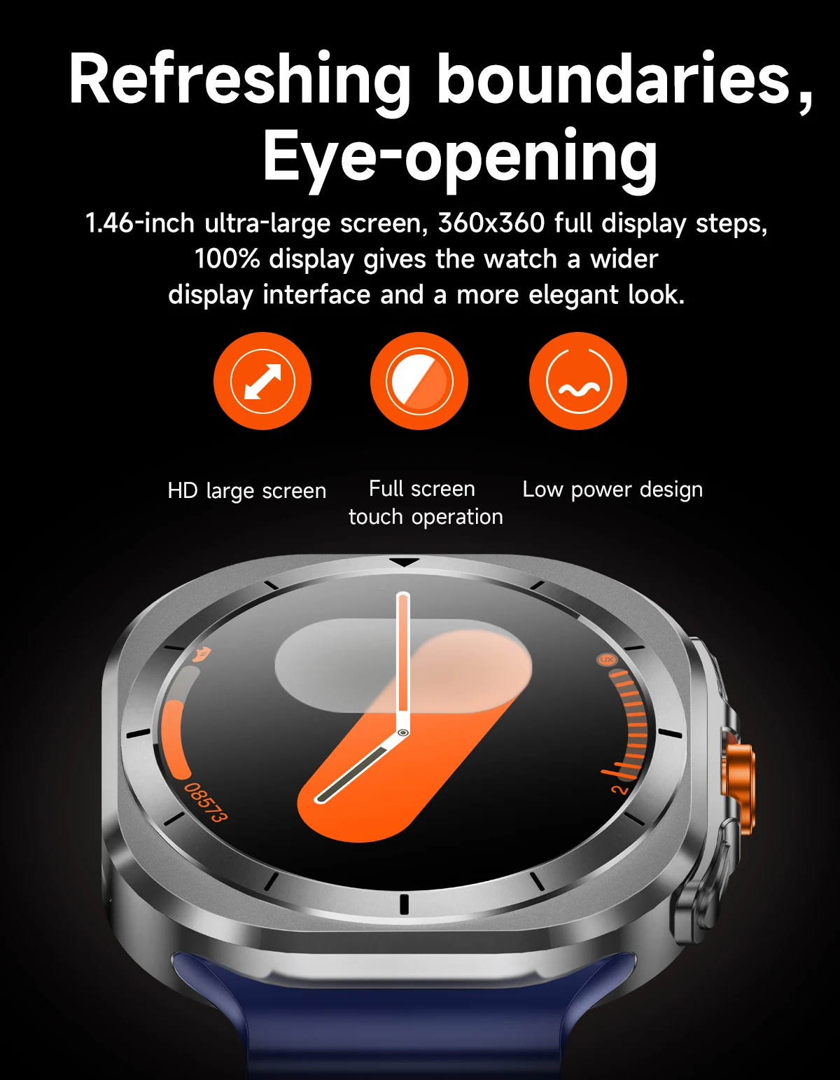 Xiaomi Smart Watch Ultra Smart Bracelet Men GPS Trackr NFC HD Sapphire Screen Bluetooth Call IP68 Outdoor Watch New Upgraded