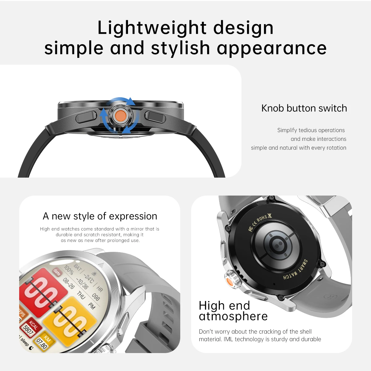 S4 Ultra For XIAOMI GPS Sport Smart Watch Men Bracelet AMOLED HD Screen Bluetooth Call NFC Heart Rate 5ATM Waterproof SmartWatch