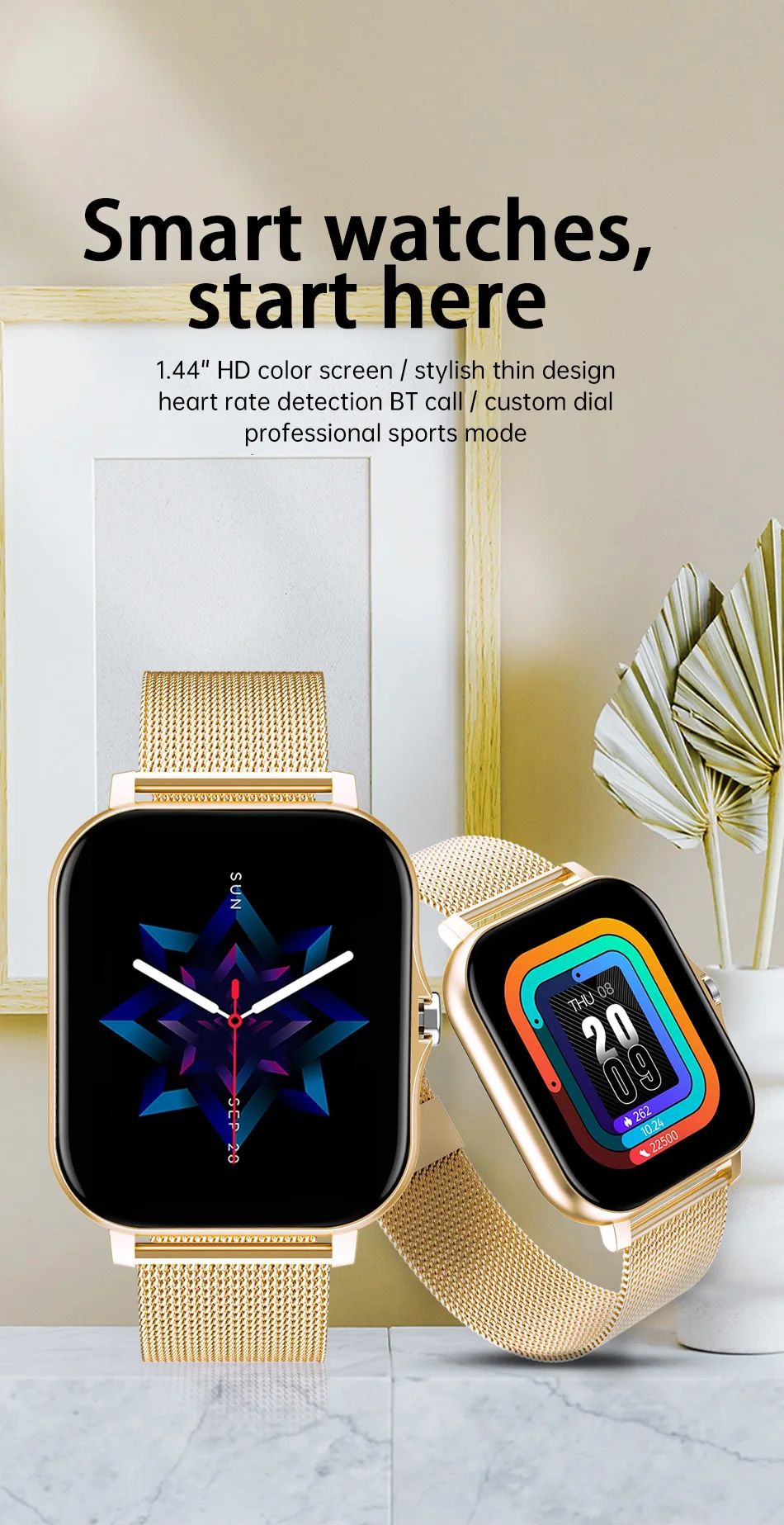 2024 Smart Watch Android Phone 1.44'' Inch Color Screen Bluetooth Call Blood Oxygen/Pressure Monitoring Smart Watch Women Men 2024 Smart Watch Android Phone 1.44'' Inch Color Screen Bluetooth Call Blood Oxygen/Pressure Monitoring Smart Watch Women Men