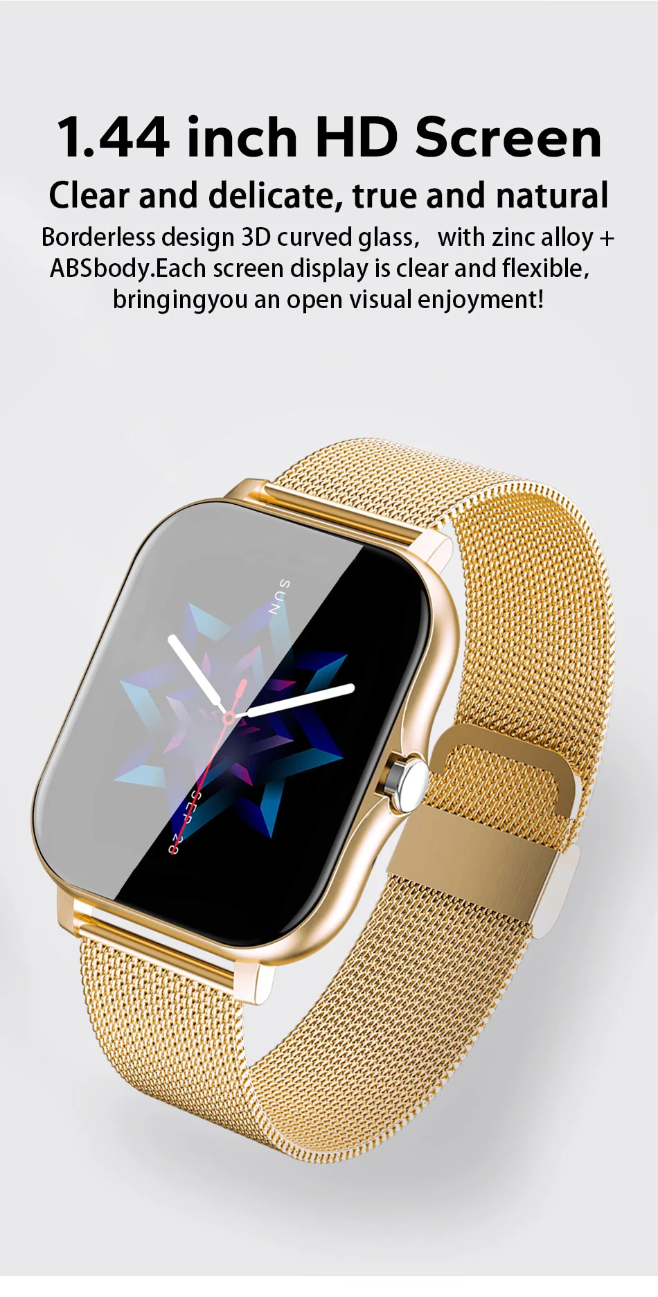 2024 Smart Watch Android Phone 1.44'' Inch Color Screen Bluetooth Call Blood Oxygen/Pressure Monitoring Smart Watch Women Men 2024 Smart Watch Android Phone 1.44'' Inch Color Screen Bluetooth Call Blood Oxygen/Pressure Monitoring Smart Watch Women Men