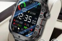 2025 New For Men Military Smart Watch Men IP68 5ATM Outdoor Sports Fitness Tracker Health Monitor 1.96" BT Call Smartwatch