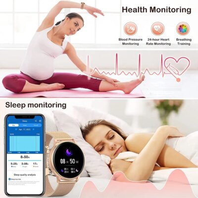 MEVADEN Bluetooth Call Smart Watch Women Custom Dial Watches Men Sport Fitness Tracker Heart Rate Smartwatch For Android IOS Y22 - Image 4