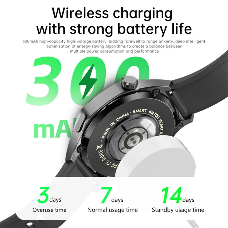 GT5 PRO Smart Watch Men Watch 5 Pro AMOLED HD Screen Bluetooth Call GPS Trajectory NFC Heart Rate Compass SmartWatches 2025 New