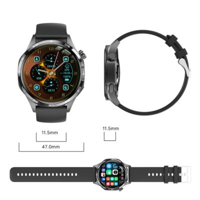 GT5 PRO Smart Watch Men Watch 5 Pro AMOLED HD Screen Bluetooth Call GPS Trajectory NFC Heart Rate Compass SmartWatches 2025 New - Image 6