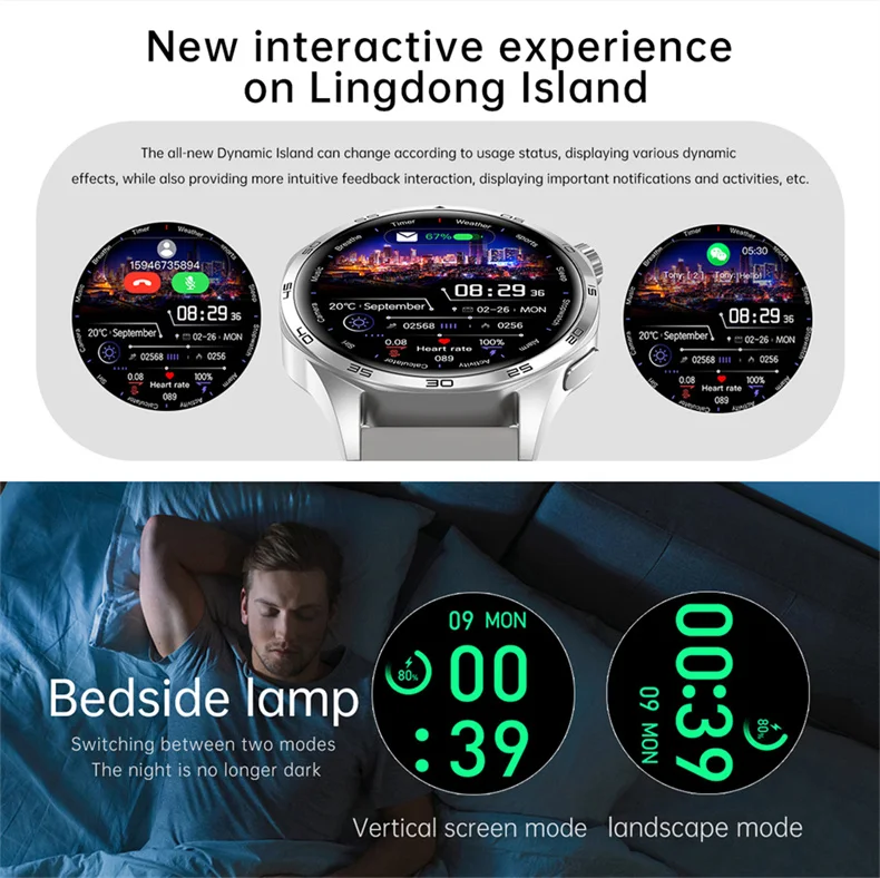 GT5 PRO Smart Watch Men Watch 5 Pro AMOLED HD Screen Bluetooth Call GPS Trajectory NFC Heart Rate Compass SmartWatches 2025 New