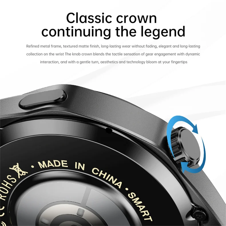 GT5 PRO Smart Watch Men Watch 5 Pro AMOLED HD Screen Bluetooth Call GPS Trajectory NFC Heart Rate Compass SmartWatches 2025 New