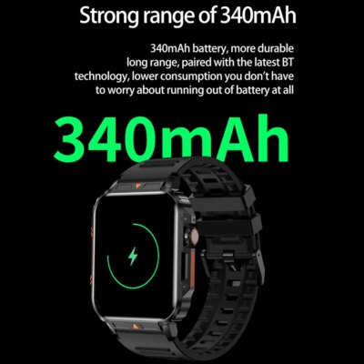 2024 New Smart Watch Men 1.95 Inches Bluetooth Call IP68 Waterproof Sport Mode Health monitoring Smartwatches For Huawei Xiaomi - Image 4
