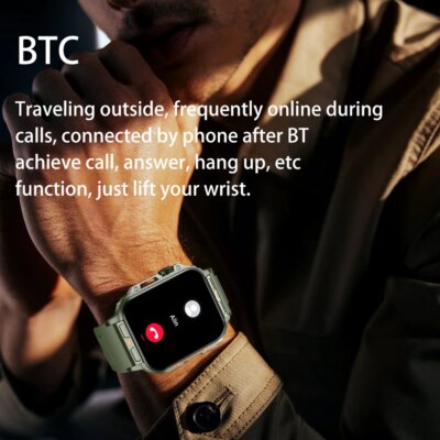 2024 New Smart Watch Men 1.95 Inches Bluetooth Call IP68 Waterproof Sport Mode Health monitoring Smartwatches For Huawei Xiaomi - Image 2