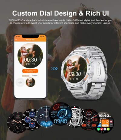 LIGE New1.39" Bluetooth Call Smart Watch Men Outdoor Sport Fitness Heart Rate Health Monitoring Smartwatch for Android IOS Phone - Image 3