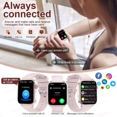 2025 New ECG+PPG Monitoring Smart Watch Women Blood pressure Blood Lipid Uric Acid Women Menstrual Health Tracker Smartwatches - Image 6