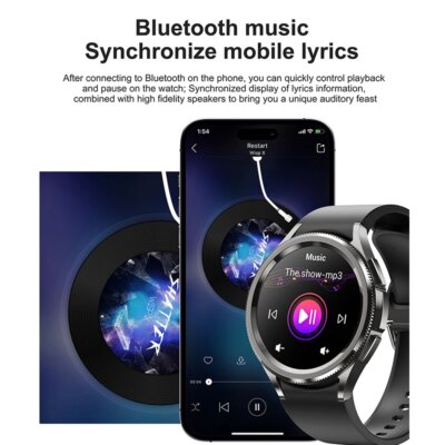 For Samsung Galaxy Watch6 Classic Smartwatch Men GPS Sports Health Heart Rate Waterproof Bluetooth Call Smart Watch 2024 New - Image 6