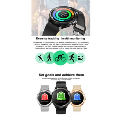 For Samsung Galaxy Watch6 Classic Smartwatch Men GPS Sports Health Heart Rate Waterproof Bluetooth Call Smart Watch 2024 New - Image 3