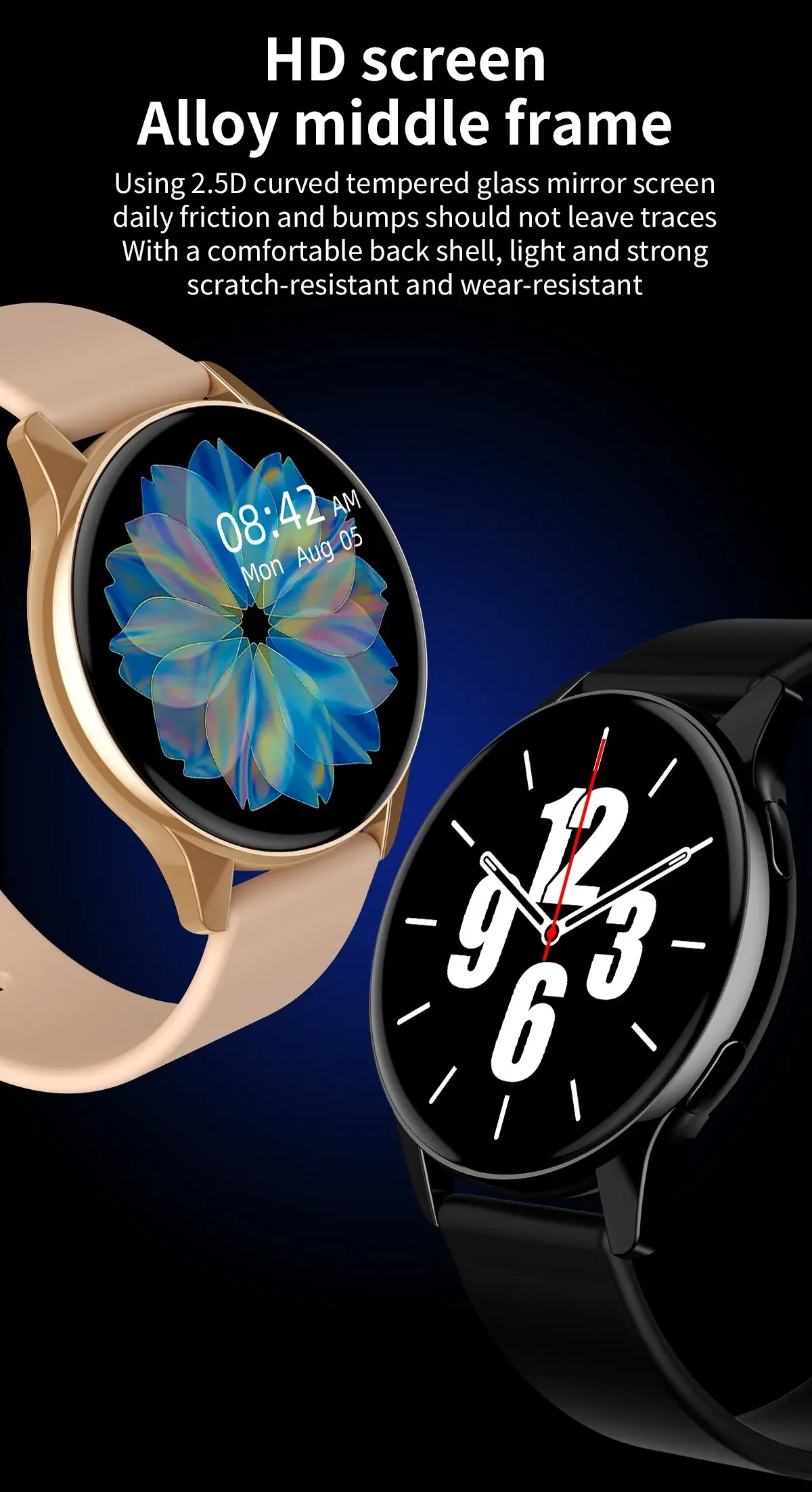 New Women Bluetooth Call Smart Watch HeartRate Blood Pressure Monitoring Smartwatches Waterproof Men Smartwatch For Samsung IOS New Women Bluetooth Call Smart Watch HeartRate Blood Pressure Monitoring Smartwatches Waterproof Men Smartwatch For Samsung IOS