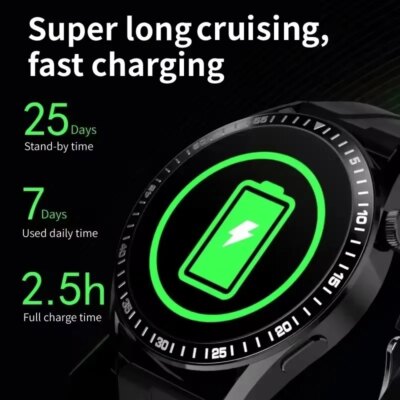 New GPS Smart Watch GT for Men Women AMOLED 360*360 HD Screen Heart Rate DIY Face Bluetooth Call Waterproof SmartWatch NFC  2024 - Image 6