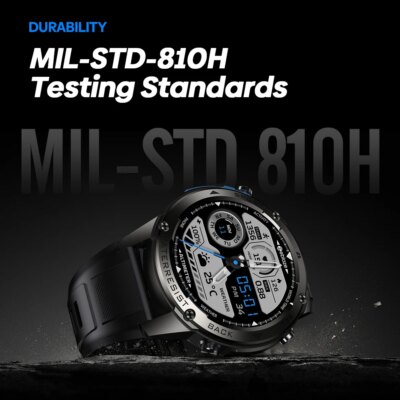 New Zeblaze Stratos 2 Ultra GPS Smart Watch Built-in Compass Barometric Altimeter Dual-band GNSS Voice Calling Smartwatch 10 ATM - Image 4