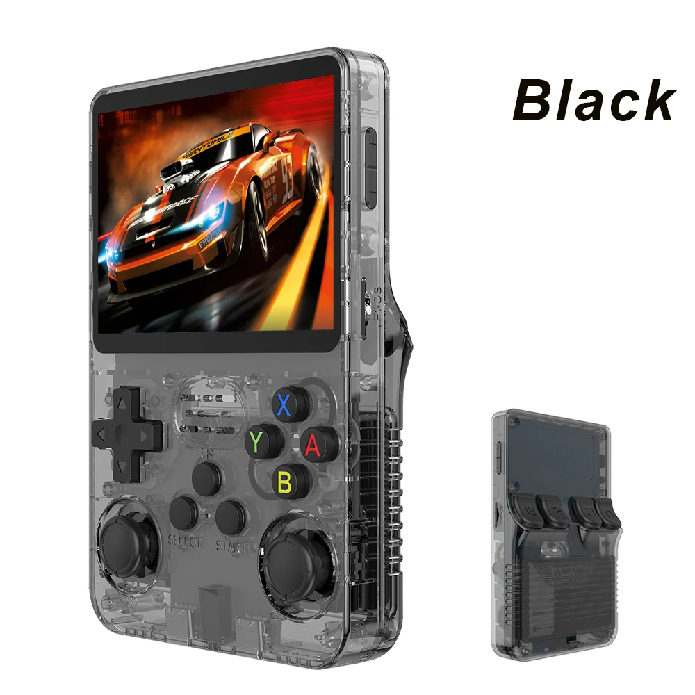 BOYHOM R36S Retro Handheld Video Game Console Linux System 3.5 Inch IPS Screen R35s Pro Portable Pocket Video Player 64GB Games BOYHOM R36S Retro Handheld Video Game Console Linux System 3.5 Inch IPS Screen R35s Pro Portable Pocket Video Player 64GB Games