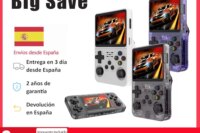 R36S/R36H Handheld Video Game Console RK3326 Linux OS 16000 Games Emulator 500nit 3.5 Inch IPS Screen R36S