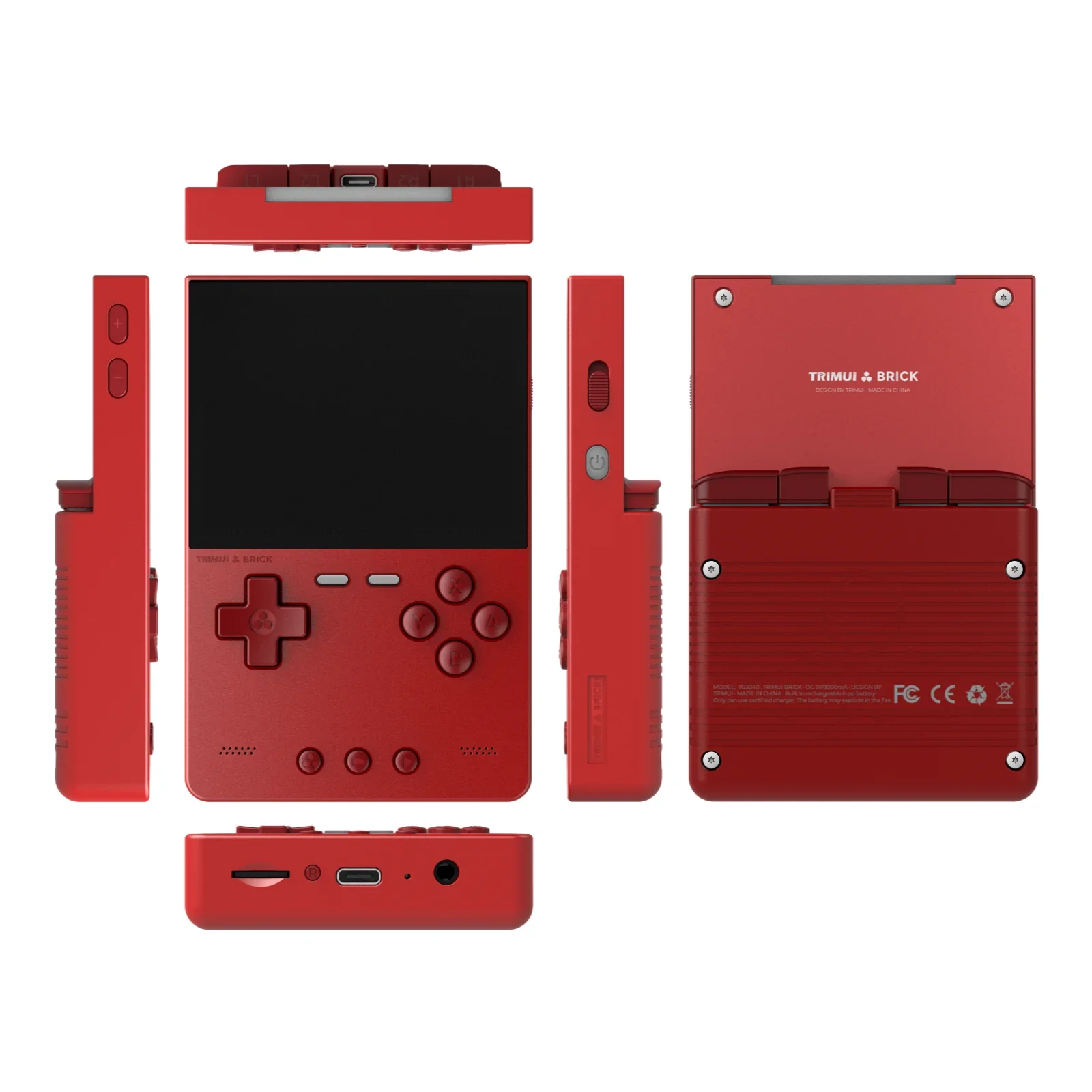 Trimui BRICK Handheld Game Console 3.2 Inch IPS Screen 400 Ppi 3000 mAh Emulator Portable Retro Video Games for Allwinner Linux