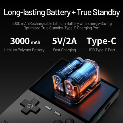 Trimui BRICK Handheld Game Console 3.2 Inch IPS Screen 400 Ppi 3000 mAh Emulator Portable Retro Video Games for Allwinner Linux - Image 5
