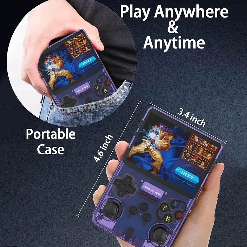R36S Classic Retro Game Console with ARKOS System Video Games Single Card Portable Hand-held Gaming Console Kids Gift 3.5 Inch R36S Classic Retro Game Console with ARKOS System Video Games Single Card Portable Hand-held Gaming Console Kids Gift 3.5 Inch