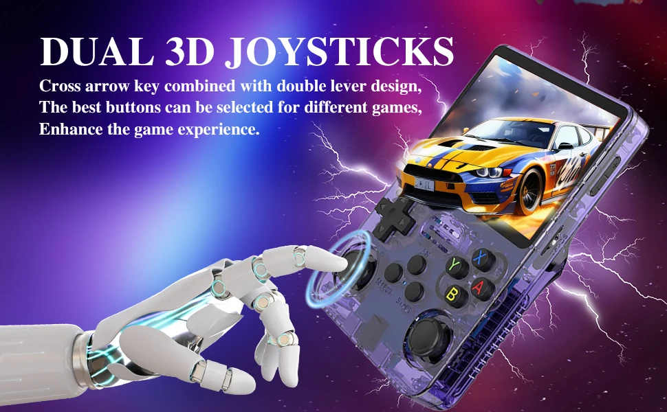 R36S Classic Retro Game Console with ARKOS System Video Games Single Card Portable Hand-held Gaming Console Kids Gift 3.5 Inch R36S Classic Retro Game Console with ARKOS System Video Games Single Card Portable Hand-held Gaming Console Kids Gift 3.5 Inch