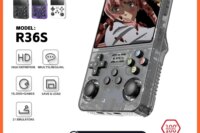 R36S Retro Handheld Video Game Console Linux System 3.5-inch IPS Screen Mini Portable Handheld Video Player 64GB 15000 Games
