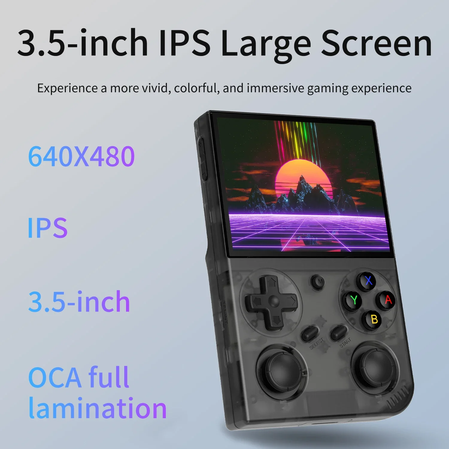 BATLEXP G350 Handheld Game Console 3.5 IPS Screen Linux System Dual Joystick Vibration Motor Retro Portable