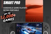 AMPOWN Trimui Smart Pro Consoles 4.96'' IPS Screen Handheld Game Players Linux System Emulator Portable Console Retro Video Game