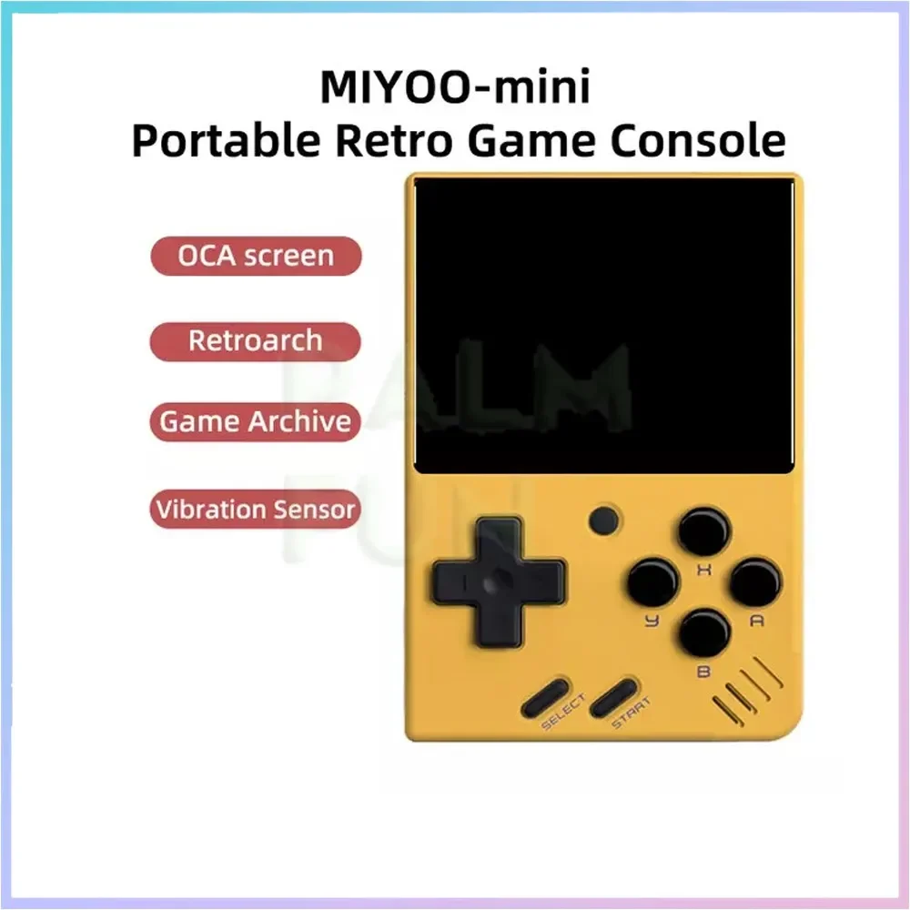 MIYOO Mini V4 Portable Handheld Game Console 2.8 Inch 750x560 IPS Screen Linux System Video Game Player Classic Gaming Emulator