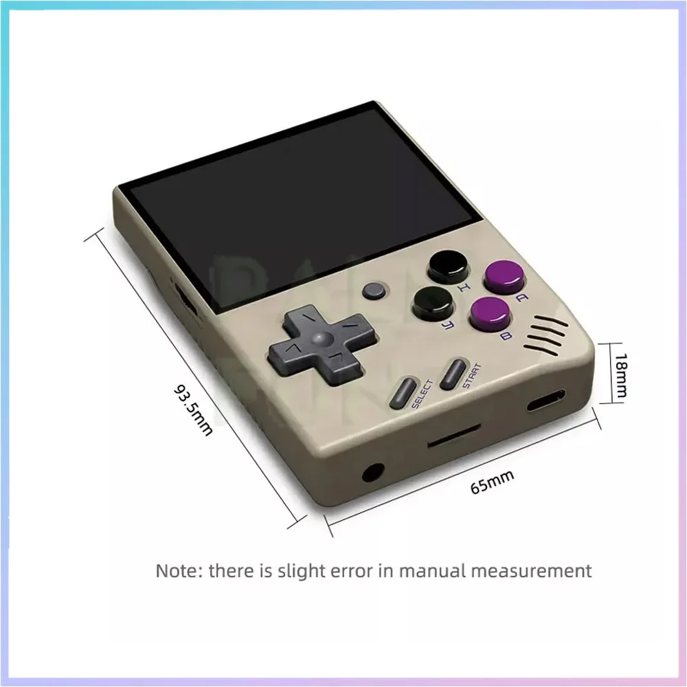 MIYOO Mini V4 Portable Handheld Game Console 2.8 Inch 750x560 IPS Screen Linux System Video Game Player Classic Gaming Emulator