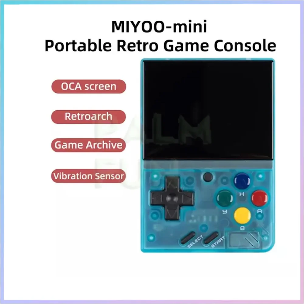 MIYOO Mini V4 Portable Handheld Game Console 2.8 Inch 750x560 IPS Screen Linux System Video Game Player Classic Gaming Emulator