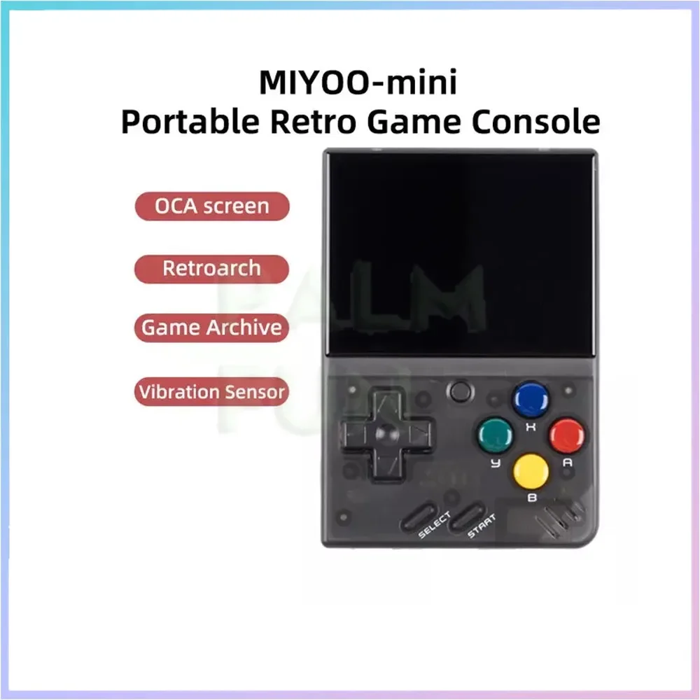 MIYOO Mini V4 Portable Handheld Game Console 2.8 Inch 750x560 IPS Screen Linux System Video Game Player Classic Gaming Emulator