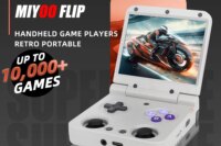 AMPOWN Miyoo Flip Fold Collapsible Handheld Game Players Consoles 3.5'' IPS Portable Video Game Linux System Retro Game Console
