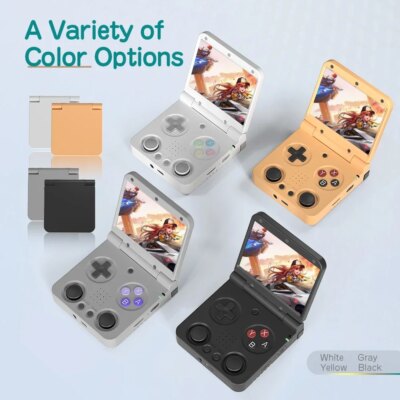 AMPOWN Miyoo Flip Fold Collapsible Handheld Game Players Consoles 3.5'' IPS Portable Video Game Linux System Retro Game Console - Image 6